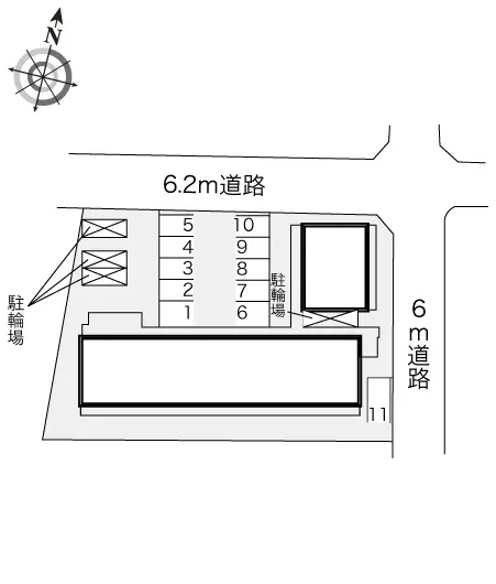 ★手数料０円★守口市寺方錦通　月極駐車場（LP）